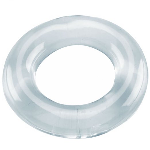 M2M: COCK RING - ELASTOMER - EASY FIT / CLEAR