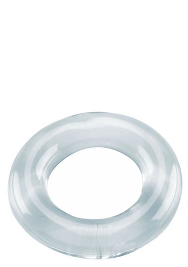 M2M: COCK RING - ELASTOMER - EASY FIT / CLEAR