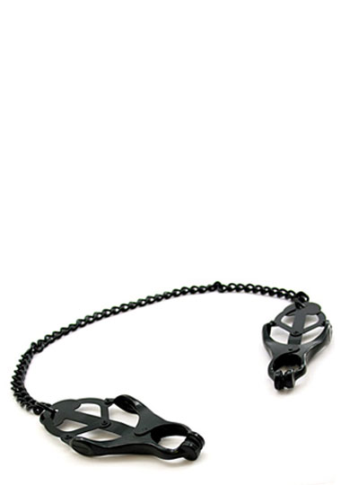 M2M: NIPPLE CLAMPS, JAWS WITH CHAIN/BLACK