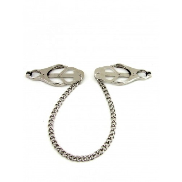 M2M: NIPPLE CLAMPS, JAWS WITH CHAIN/CHROME