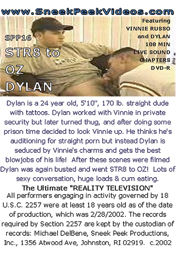 STR8 TO OZ: DYLAN