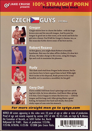 STRAIGHT GUYS FOR GAY EYES:  CZECH GUYS