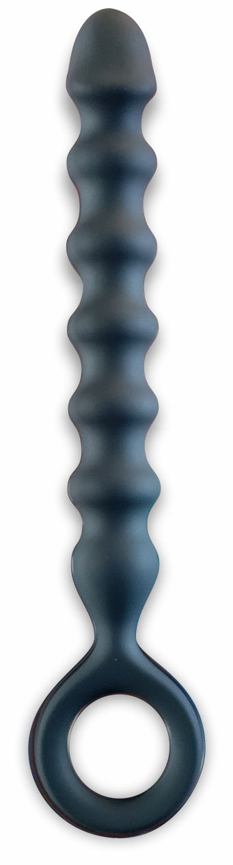 BLACK BEADED COCK - SILICONE