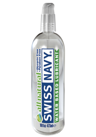 SWISS NAVY ALL NATURAL WATER BASED LUBRICANT 16 OZ (437 MIL)