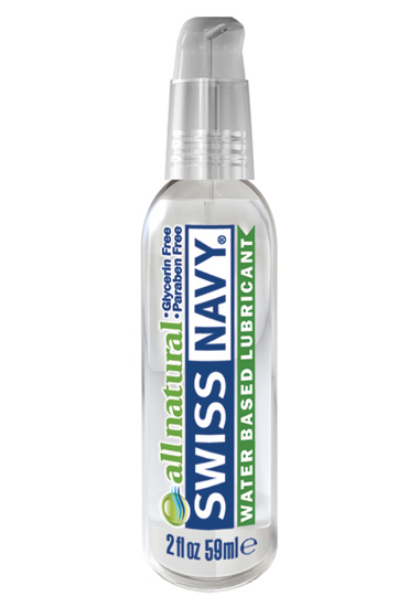 SWISS NAVY ALL NATURAL WATER BASED LUBRICANT 2 OZ (59 MIL)