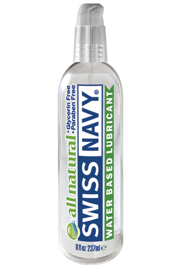 SWISS NAVY ALL NATURAL WATER BASED LUBRICANT 8 OZ (237 MIL)