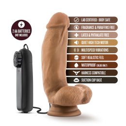 Loverboy Mma Fighter 7" Vibrating Realistic Cock Mocha