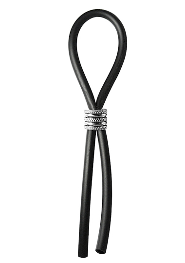 BOLO - CRISS CROSS CAP - BLACK SILICONE - C-RING - LASSO