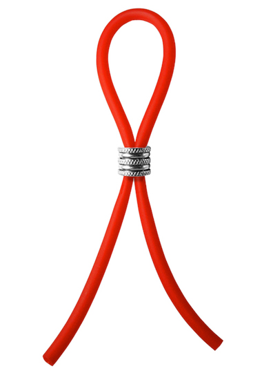 BOLO - CRISS CROSS CAP - RED SILICONE - C-RING - LASSO