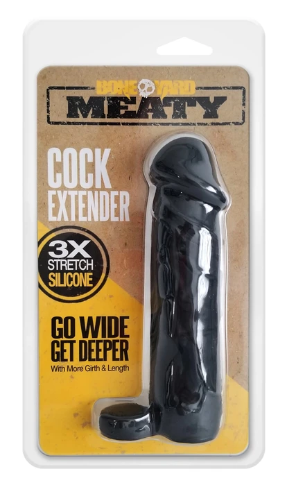 BONEYARD - MEATY COCK EXTENDER BLACK