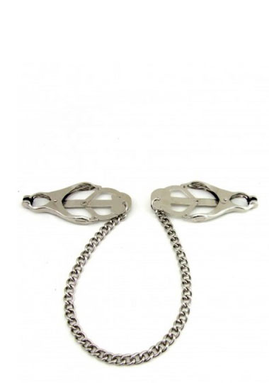 M2M: NIPPLE CLAMPS, JAWS WITH CHAIN/CHROME