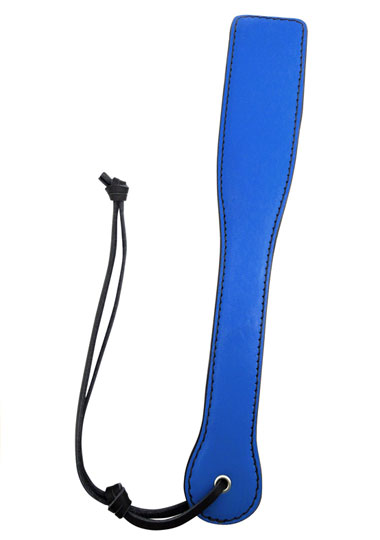 PADDLE - LEATHER - SMALL BAT - BLUE