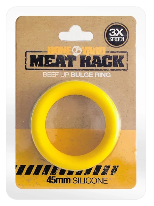 BONEYARD - MEAT RACK COCK RING YELLOW