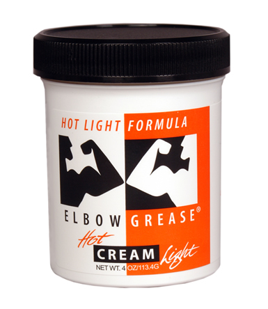 ELBOW GREASE LIGHT HOT CREAM JAR 4 OZ