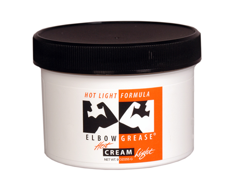 ELBOW GREASE LIGHT HOT CREAM JAR 9 OZ