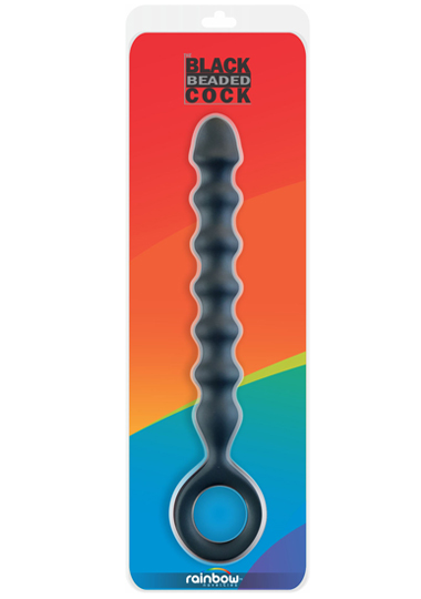 BLACK BEADED COCK - SILICONE