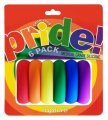 PRIDE Rainbow Silicone Cock Ring Six Pack