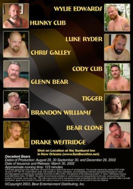 DECADENT BEARS