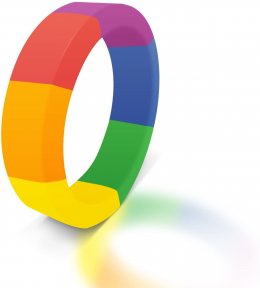 Rascal Brawn Pride Silicone Cock Ring 3x Stretcher